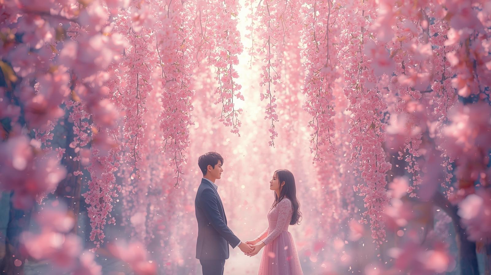 Bunga Sakura dan Bisikan Cinta Dua Insan