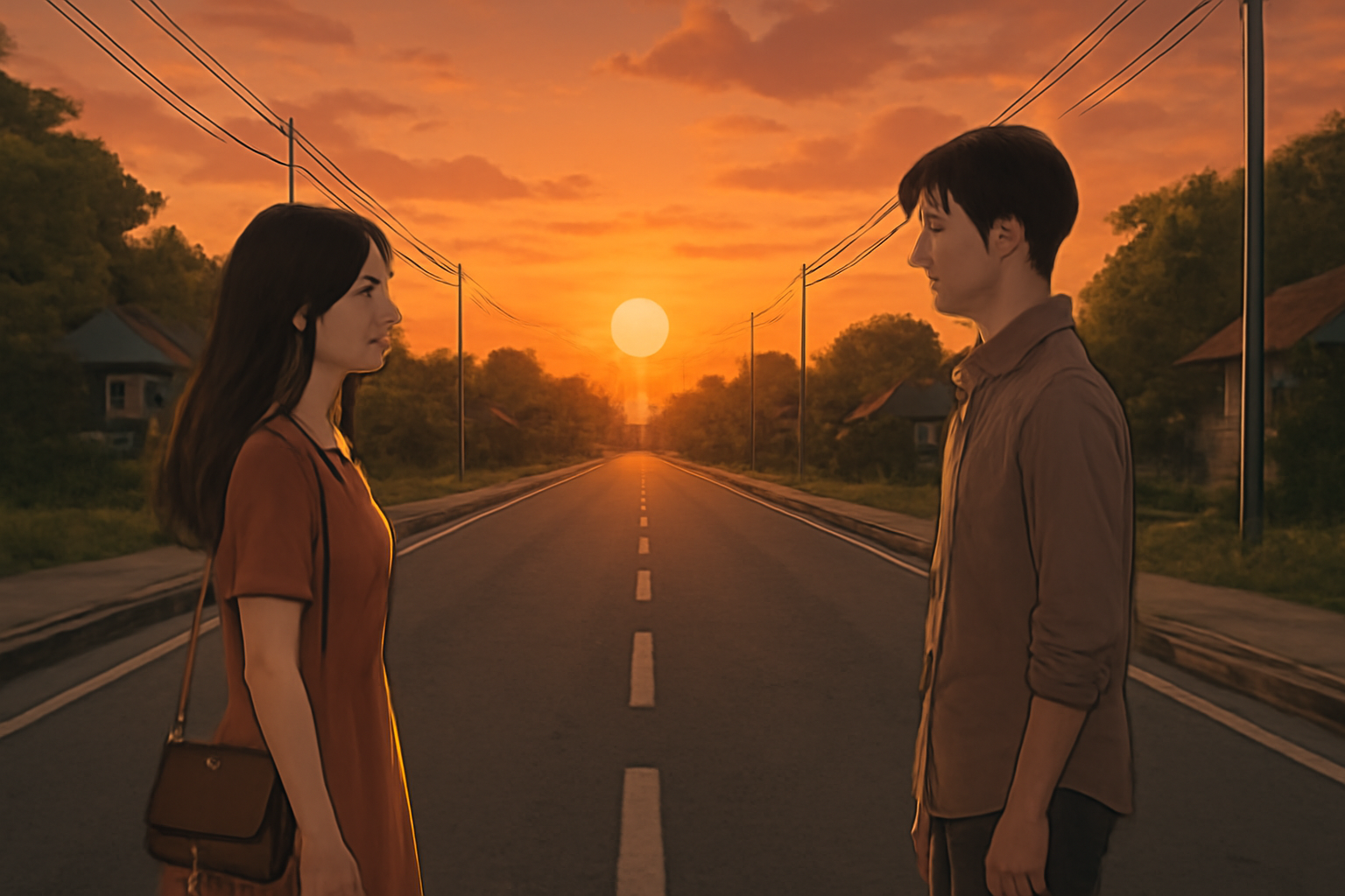 Cinta yang Terbakar Kembali di Senja