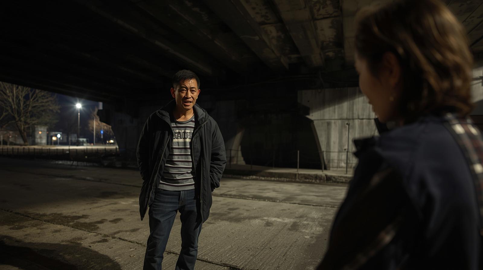 Jembatan Pembangkangan Seorang Gelandangan Lusuh