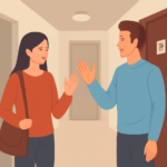 Pertemuan Dengan Tetangga Baru di Koridor Apartemen